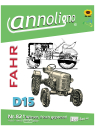 FAHR Diesel Schlepper/Traktor Zugmaschine Typ D15 Bild- Ersatzteilliste & Explosionszeichnungen - annoligno 821